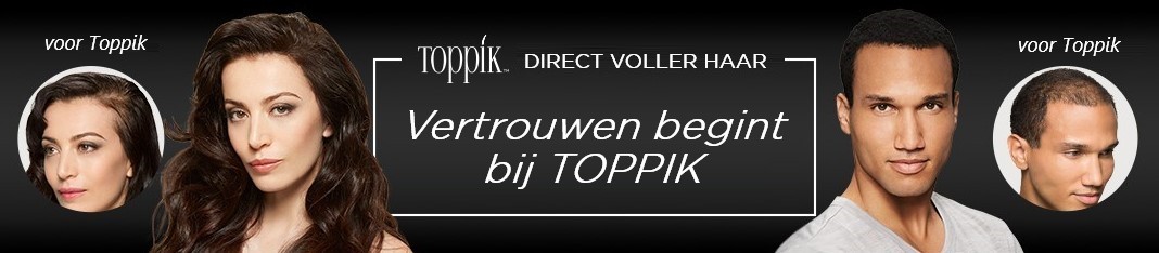 toppik Hair Fibers voor en na